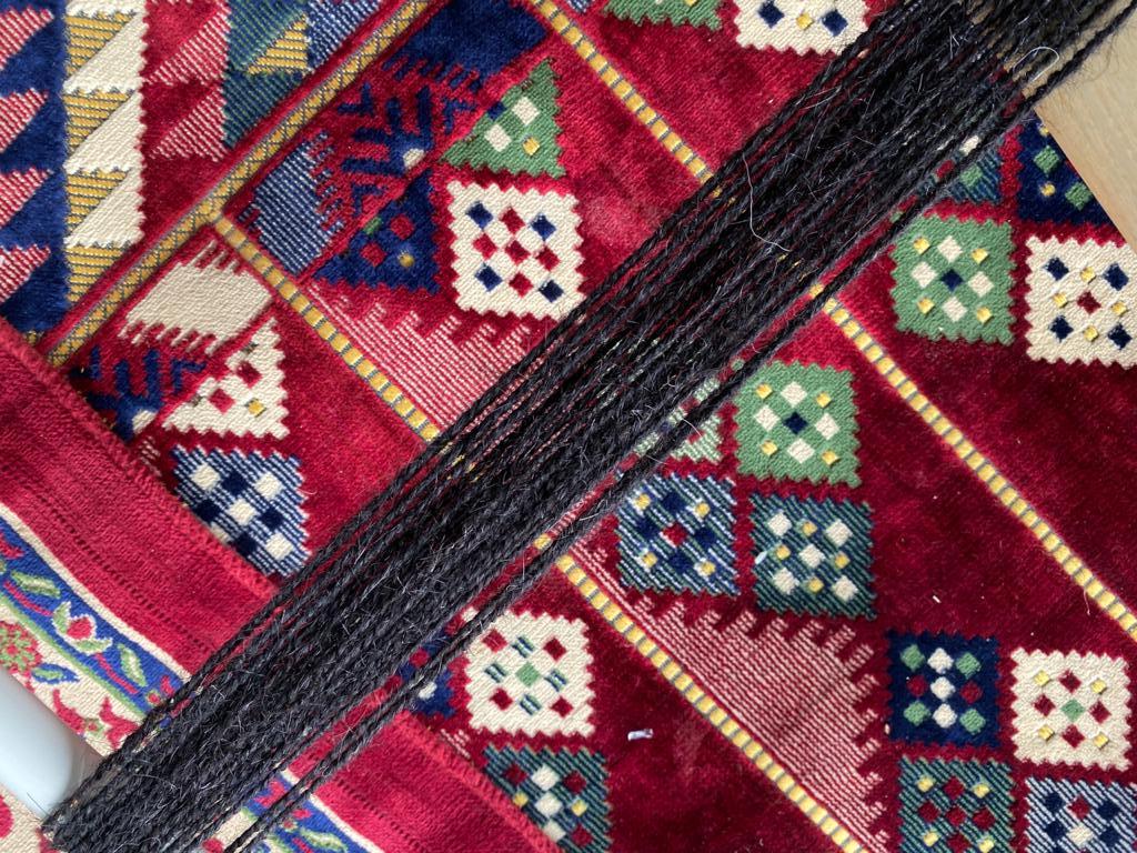 fieldwork - traditional carpet and yarn