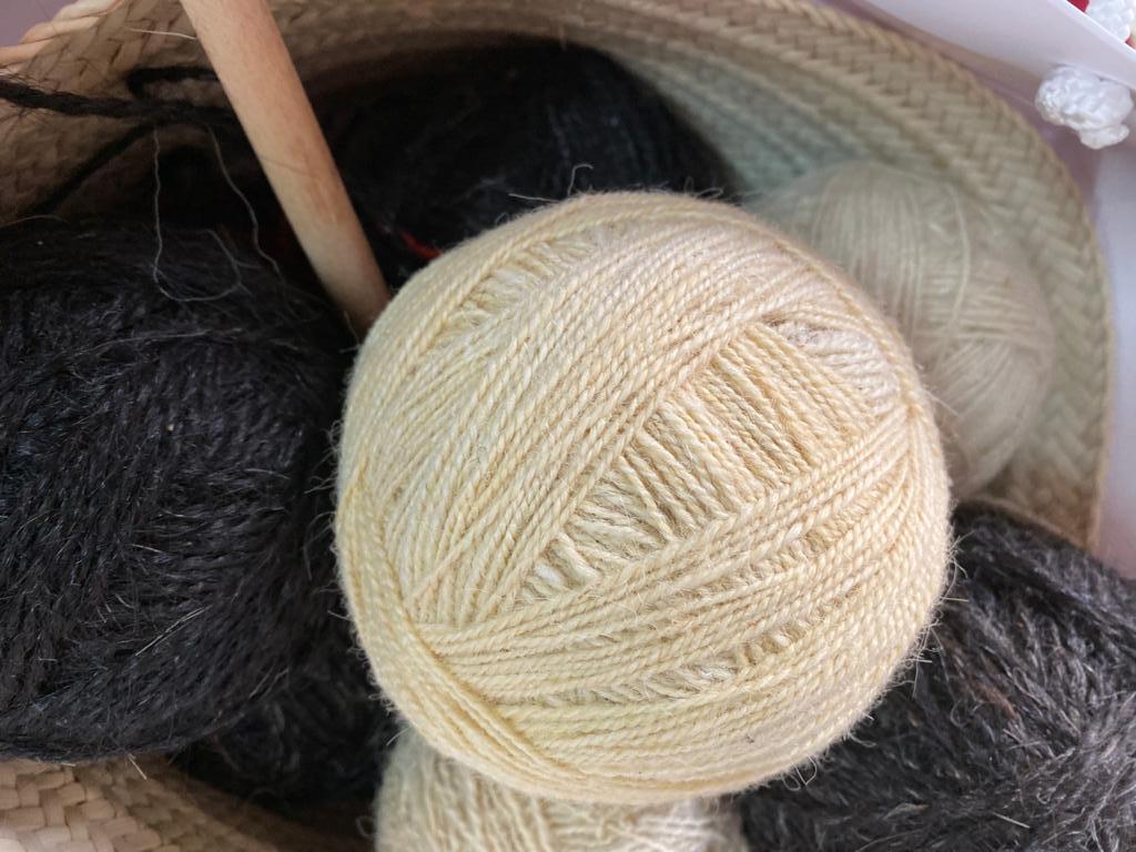 fieldwork - roll of yarn
